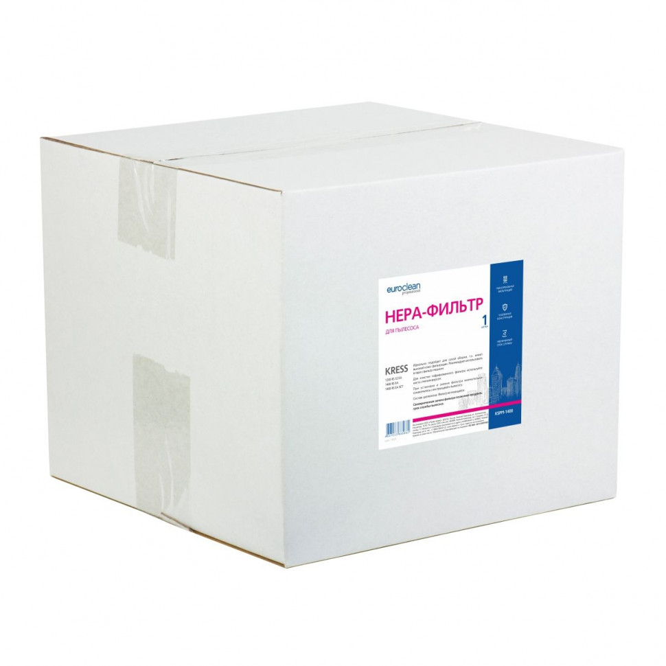 HEPA-фильтр для пылесосов Kress целлюлозный 199 мм, Euroclean, KSPM-1400NZ