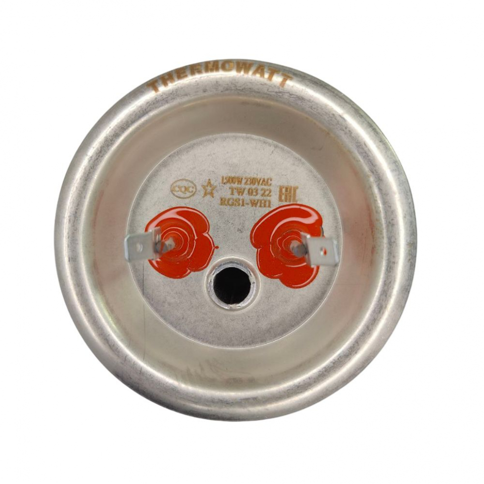 ТЭН 1,5 кВт (1500 Ватт) RF для водонагревателя Electrolux, под анод М6, фланец 92, трубка под термостат D12мм, 50940