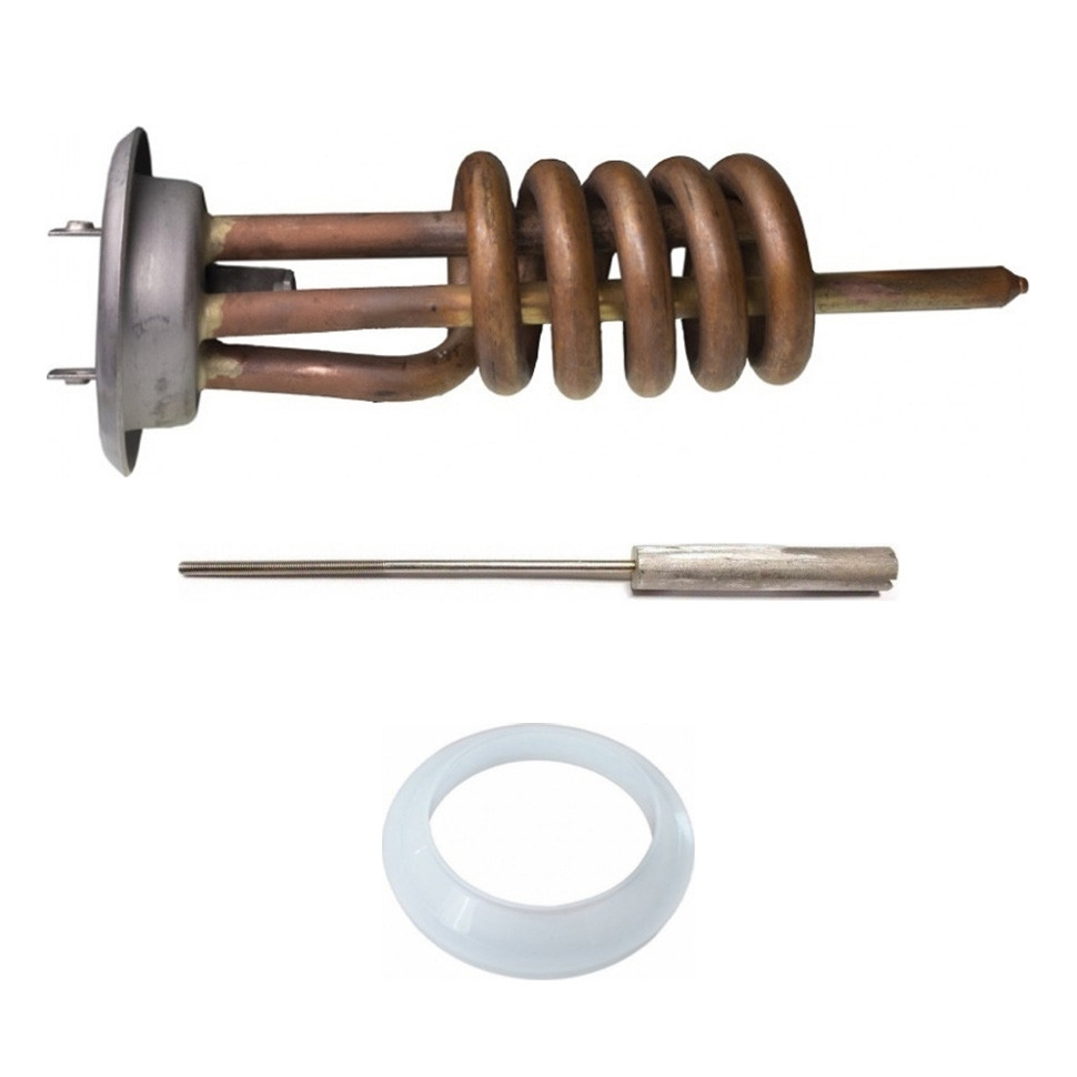 Комплект ТЭН 2 кВт (2000 Вт) RF для водонагревателя Thermex, Garanterm контакты под винт, PREMIUM + прокладка + анод, 50055K Комплект ТЭН 2 кВт (2000 Вт) RF для водонагревателя Thermex, Garanterm контакты под винт, PREMIUM + прокладка + анод, 50055K