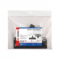 Щетка для профессиональных пылесосов «Пол-ковер» с металлической подошвой 270х95 мм, для трубок 35 мм, Ozone, UN-12135NZ