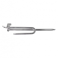 ТЭН 1,5 кВт (1500 Вт) RCF для водонагревателя Ariston, Thermex ERS/ESS , под анод М6, Silver, трубка под термостат D10мм, 20460S