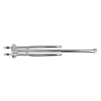 ТЭН 1,5 кВт (1500 Вт) RCF для водонагревателя Ariston, Thermex ERS/ESS , под анод М6, Silver, трубка под термостат D10мм, 20460S