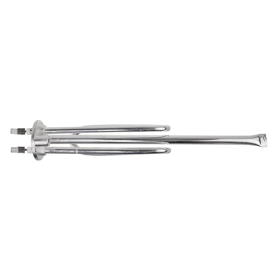 ТЭН 1,5 кВт (1500 Вт) RCF для водонагревателя Ariston, Thermex ERS/ESS , под анод М6, Silver, трубка под термостат D10мм, 20460S