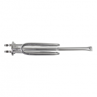 ТЭН 1,5 кВт (1500 Вт) RCF для водонагревателя Ariston, Thermex ERS/ESS , под анод М6, Silver, трубка под термостат D10мм, 20460S
