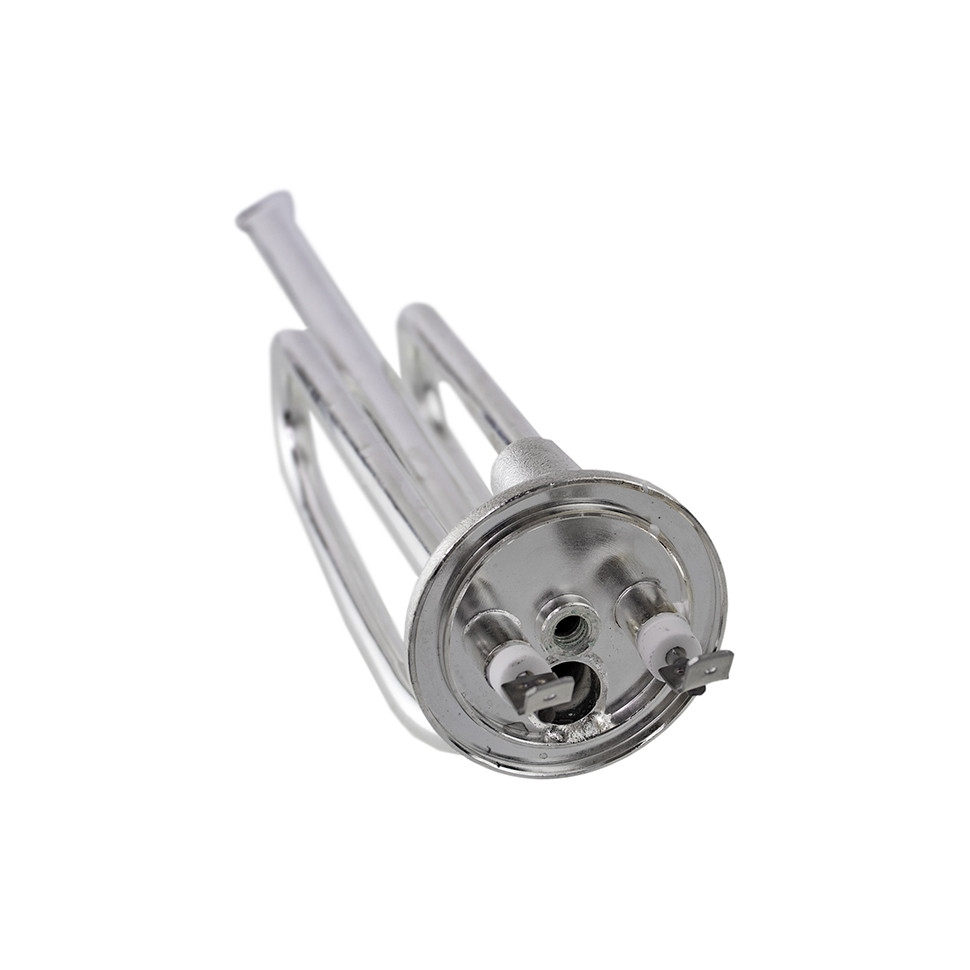 ТЭН 1,5 кВт (1500 Вт) RCF для водонагревателя Ariston, Thermex ERS/ESS , под анод М6, Silver, трубка под термостат D10мм, 20460S