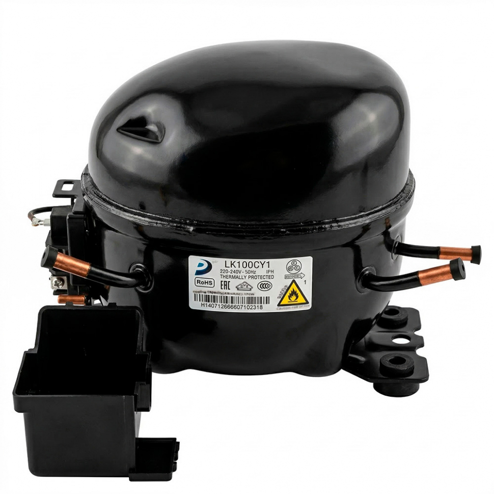 Компрессор холодильника R600a, 170Вт, LK100CY, C00296484 Компрессор холодильника R600a, 170Вт, LK100CY, C00296484