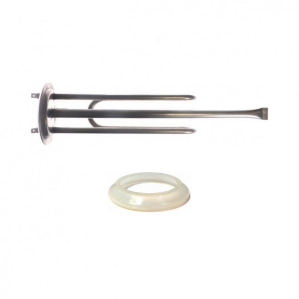 Комплект ТЭН 1,5 кВт (1500 Вт) RF для водонагревателя Thermex HIT, H, Garanterm, под анод М6, фланец 82мм, нерж. + прокладка, 10079K1