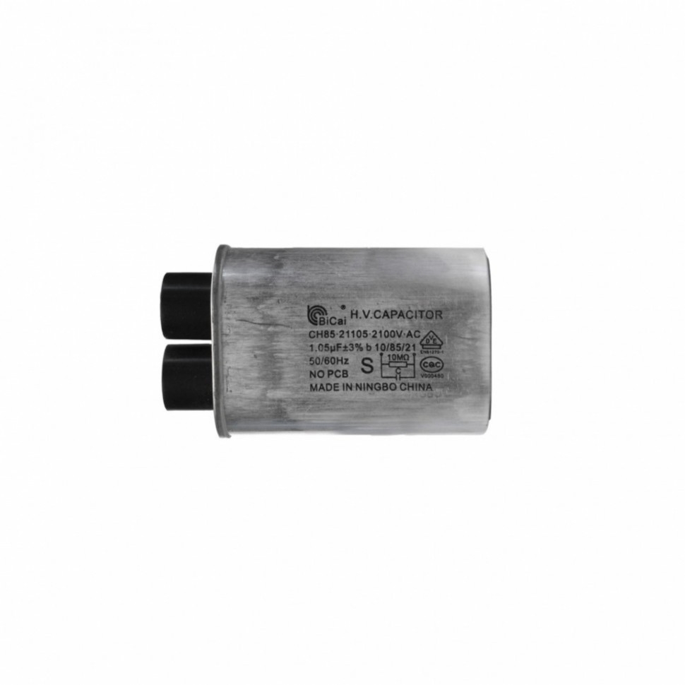 Конденсатор микроволновки LG, Samsung, Midea, Daewoo CH85 1,05±3%мкФ, x85105 Конденсатор микроволновки LG, Samsung, Midea, Daewoo CH85 1,05±3%мкФ, x85105
