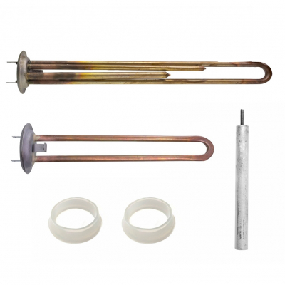 Ремкомплект ТЭНов 2кВт (700Вт и 1300Вт) RF для водонагревателя Thermex, Garanterm RZB, IF, ID + 2 прокладки + анод, 10567