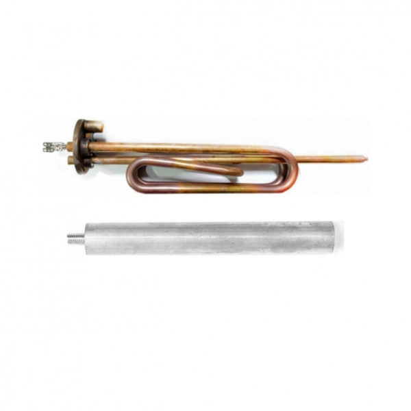 Комплект ТЭН 2,5кВт (2500Вт) RCA для водонагревателя Ariston + анод, 3401364K1