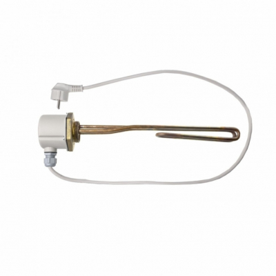 Комплект ТЭН 2,5 кВт (2500 Вт) RCT для Nibe, Baxi, Termica  резьбовой G1 1/2" + стержневой термостат + индикаторная лампа + крышка + сетевой шнур, 3401363