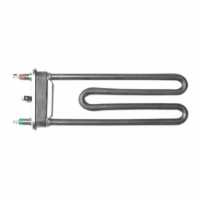 Комплект ТЭН 1800W для стиральной машины Ariston, Indesit с отверстием под датчик L190мм + фильтр + засыпка, K3406008