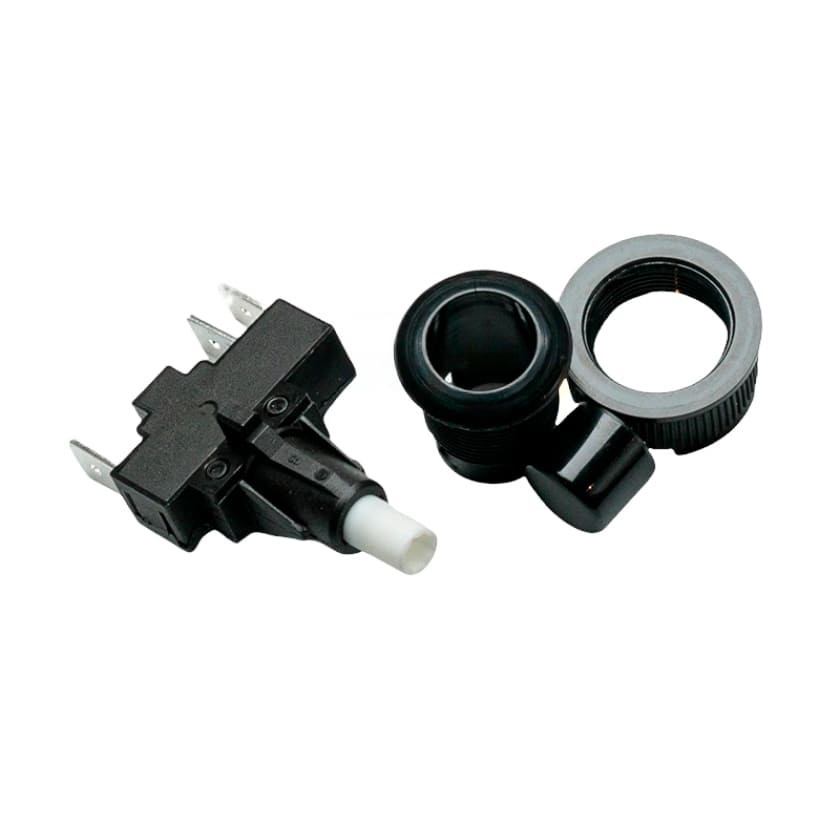 Набор 4 шт Кнопка розжига Gefest (ПКН506.2-222, Круг, Черная), KMПКН5062222 Набор 4 шт Кнопка розжига Gefest (ПКН506.2-222, Круг, Черная), KMПКН5062222