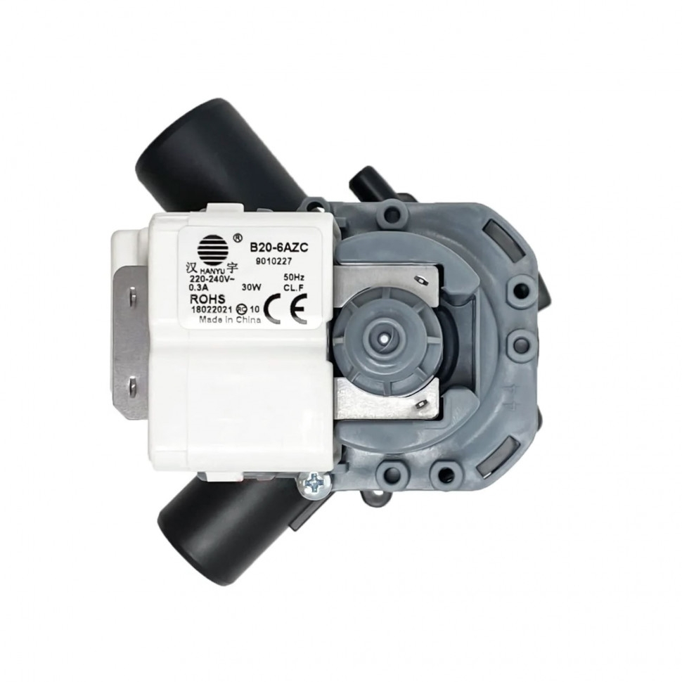 Сливной насос (помпа) для стиральной машины Bosch Maxx 5, Classixx 5, Siemens, 30W, 3 защёлки, с улиткой в сборе, 141896, P033