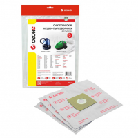 Мешки-пылесборники для пылесосов AFK, Daewoo, Dirt Devil синтетические, 3 шт, Ozone, SE-16NZ