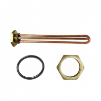 Комплект ТЭН 1,5кВт (1500Вт) RDT резьбовой 42мм для Ariston, De Luxe, Real, Thermex + прокладка + контргайка, 182222K