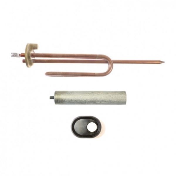 Комплект ТЭН 2кВт (2000Вт) RCA для водонагревателя Ariston + прокладка+ анод, 30026K