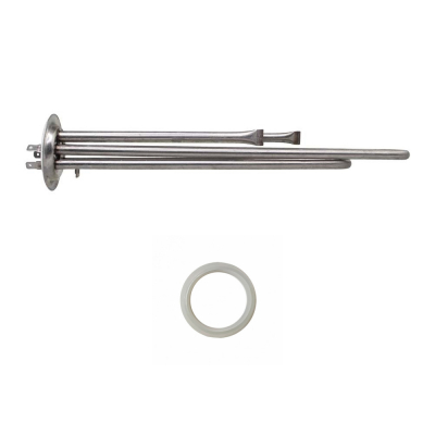 Комплект ТЭН 2 кВт (2000 Вт) RF для водонагревателя Thermex RZL, IS, IR, Garanterm, Electrolux EWH, под анод М4, нерж.+  высокая прокладка, 20042K1