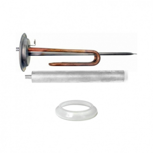 Комплект ТЭН 1,5кВт (1500Вт) RF для водонагревателя Electrolux EWH Quantum Pro фланец 92 мм + прокладка + анод, 20098K
