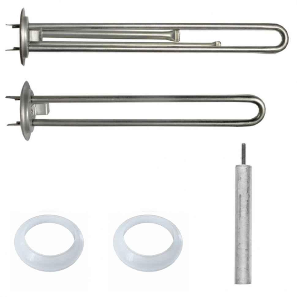 Комплект ТЭНов 2кВт (700Вт и 1300Вт) RF для водонагревателя Thermex, Garanterm RZB, IF, ID + прокладки + анод, 20467