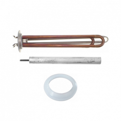 Комплект ТЭН 2 кВт (2000 Вт) RF для водонагревателя Electrolux, Thermex, под анод М6 контакты под винт + прокладка + анод, 20114K