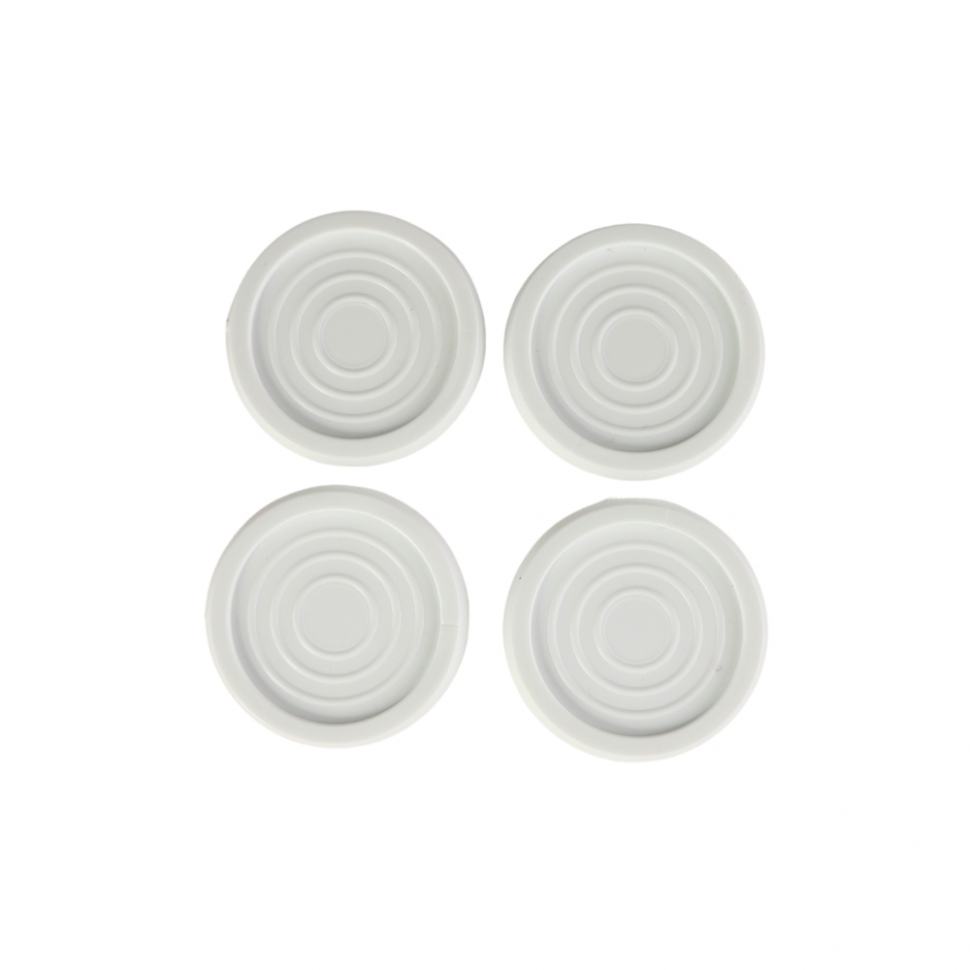 Антивибрационные подставки ИТАТЭН, D56мм, h6мм, белые, тонкие, круглые, 4 шт, 20539 Антивибрационные подставки ИТАТЭН, D56мм, h6мм, белые, тонкие, круглые, 4 шт, 20539