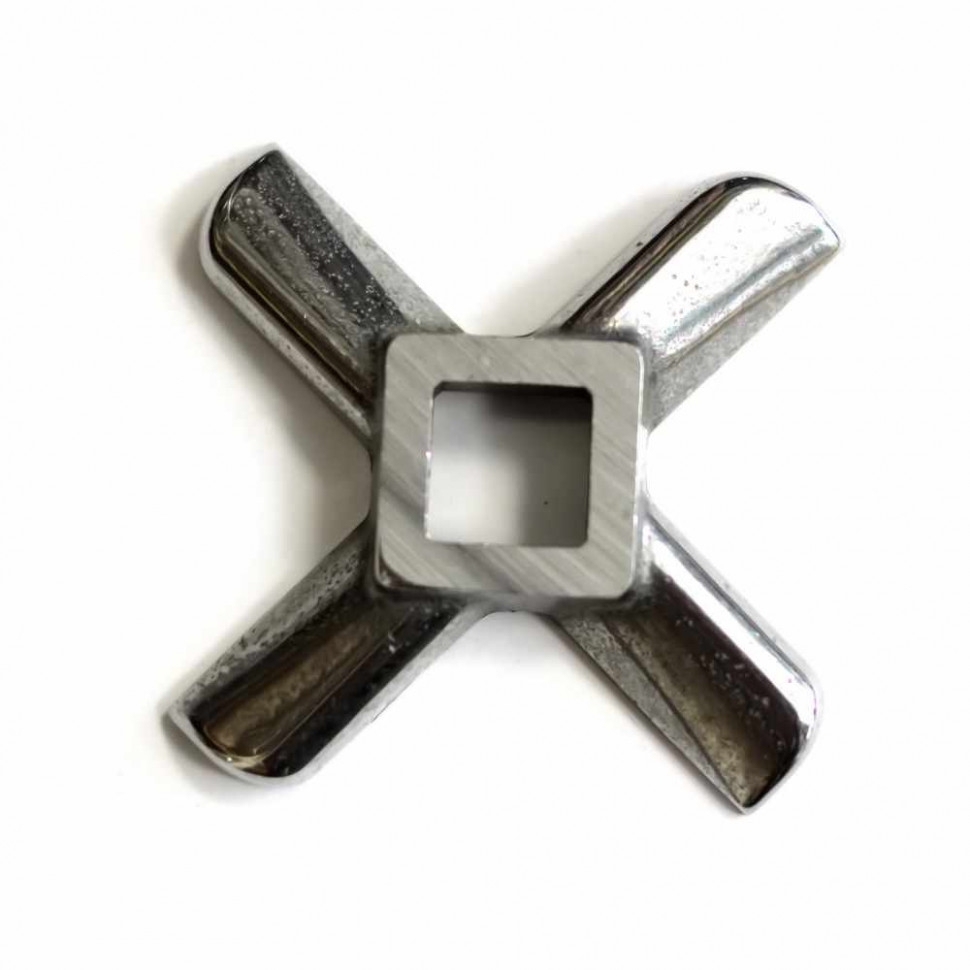 Набор 2 шт Нож к мясорубкам , Zelmer, Moulinex HV8, посадка 10мм, SS-193517, KMh1016