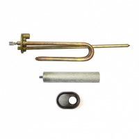 Комплект ТЭН 1,2кВт (1200Вт) RCA для водонагревателя Ariston + прокладка + анод, 10025K
