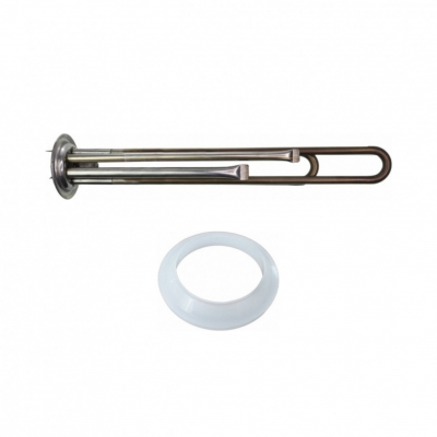 Комплект ТЭН 2 кВт (2000 Вт) RF для водонагревателя Thermex RZL, IS, IR, Garanterm, Electrolux EWH, под анод М4, нерж. + прокладка, 40042K1