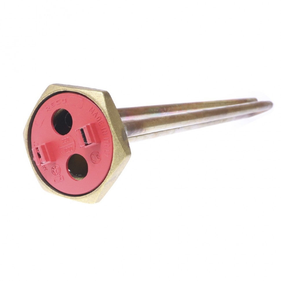 ТЭН 1,2кВт (1200Вт) RDT, резьбовой 42 мм для Ariston, De Luxe, Real, Thermex, под анод М6, R182232 ТЭН 1,2кВт (1200Вт) RDT, резьбовой 42 мм для Ariston, De Luxe, Real, Thermex, под анод М6, R182232