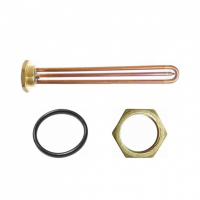 Комплект ТЭН 3кВт (3000Вт) RDT, резьбовой 42мм для Ariston, De Luxe, Real, Thermex, под анод М6 + прокладка + контргайка, 282246K