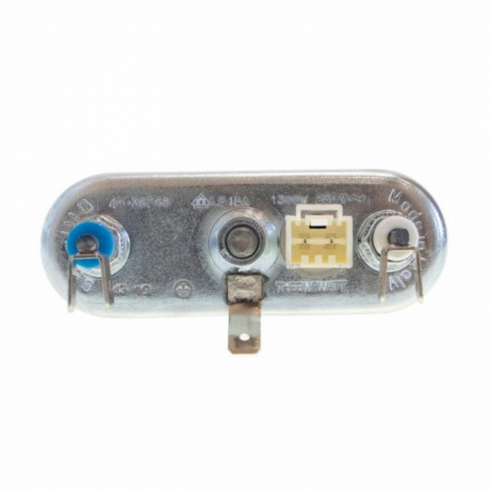 Комплект ТЭН 1300W для стиральной машины Candy, Hoover, Philco с отверстием под датчик, 41036768, 41041524, 41034901, 41042459 + фильтр + засыпка, K41036768