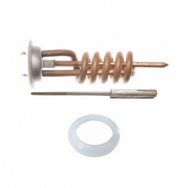 Комплект ТЭН 2 кВт (2000 Вт) RF для водонагревателя Thermex, Garanterm, контакты под винт + прокладка + анод, 10055K